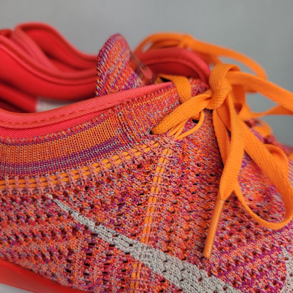 Nike Free TR Flyknit Pink Orange Training Running Shoes Women's US Size 9.5 - Picture 4 of 12